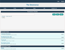 Tablet Screenshot of omniverse-rpg.com
